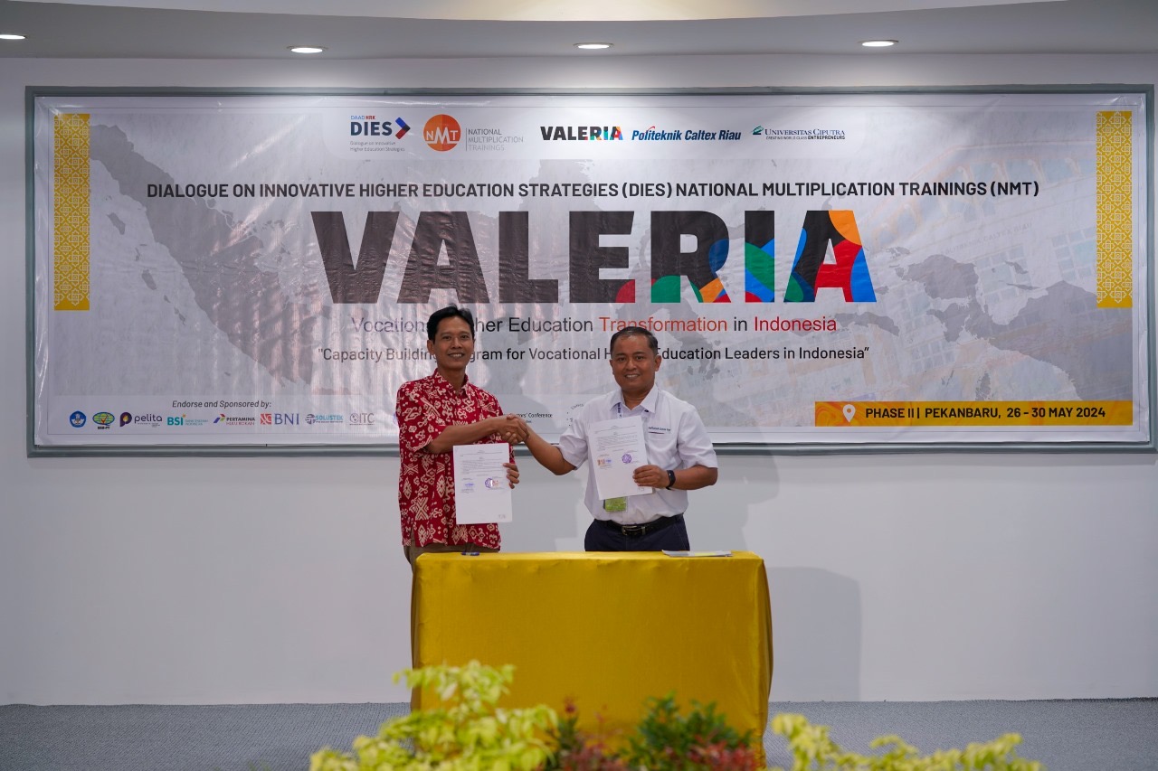 Prodi D3 Teknik Mesin Poltek Harber Laksanakan MOA dengan Politeknik Caltex Riau