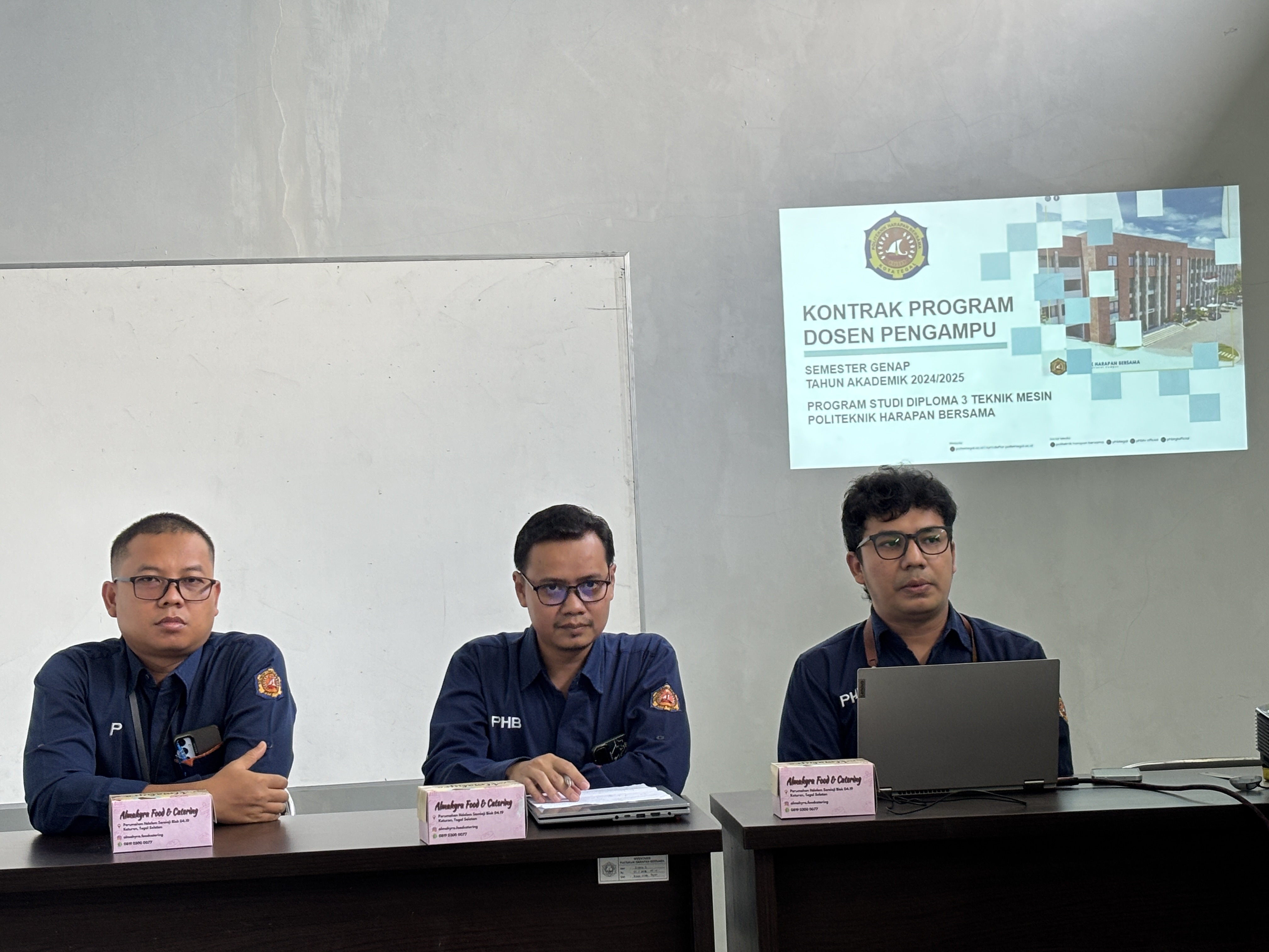 Program Studi D3 Teknik Mesin Poltek Harber Gelar Kontrak Program Akademik Genap 2024/2025